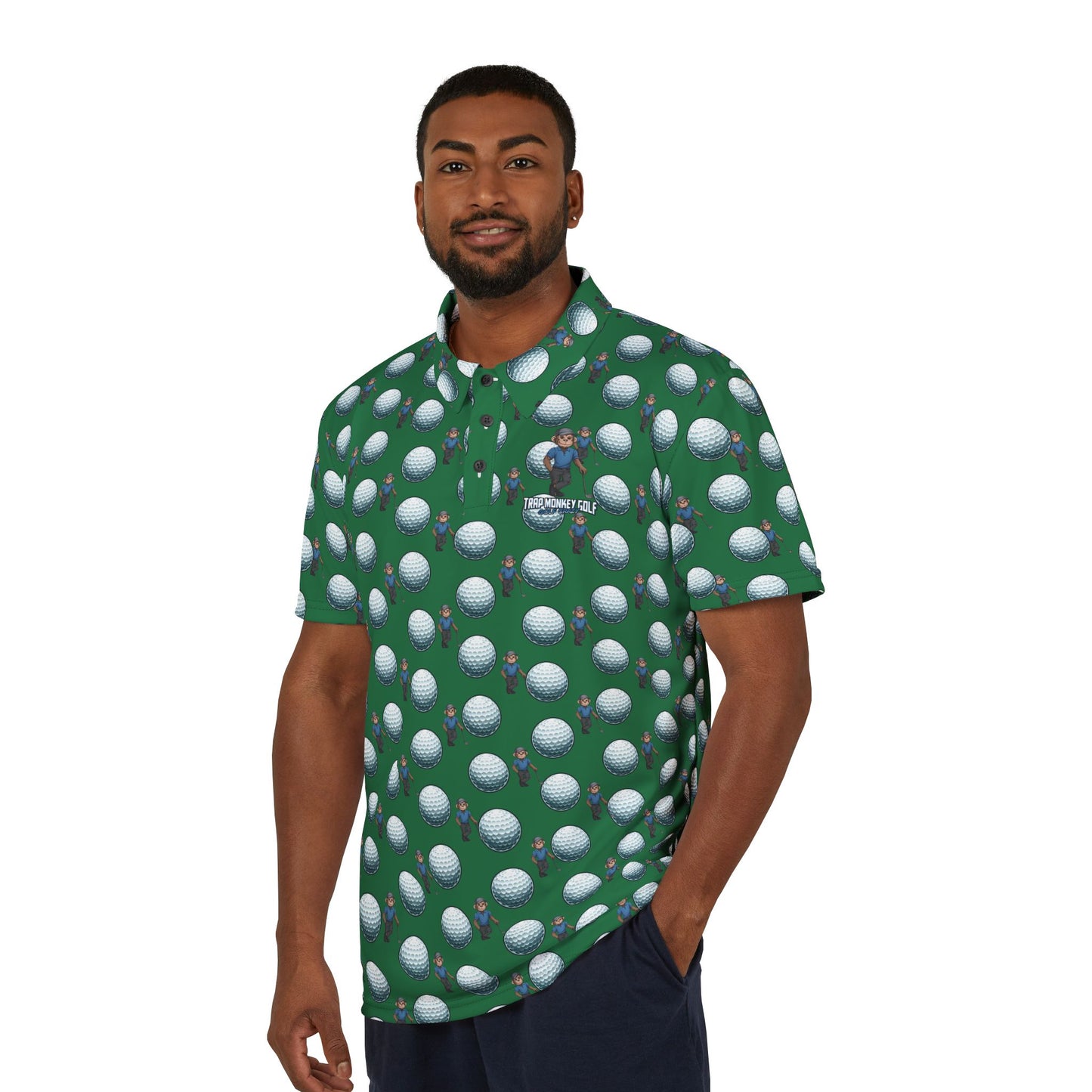 Monkeys w/ Balls TMG Logo Polo