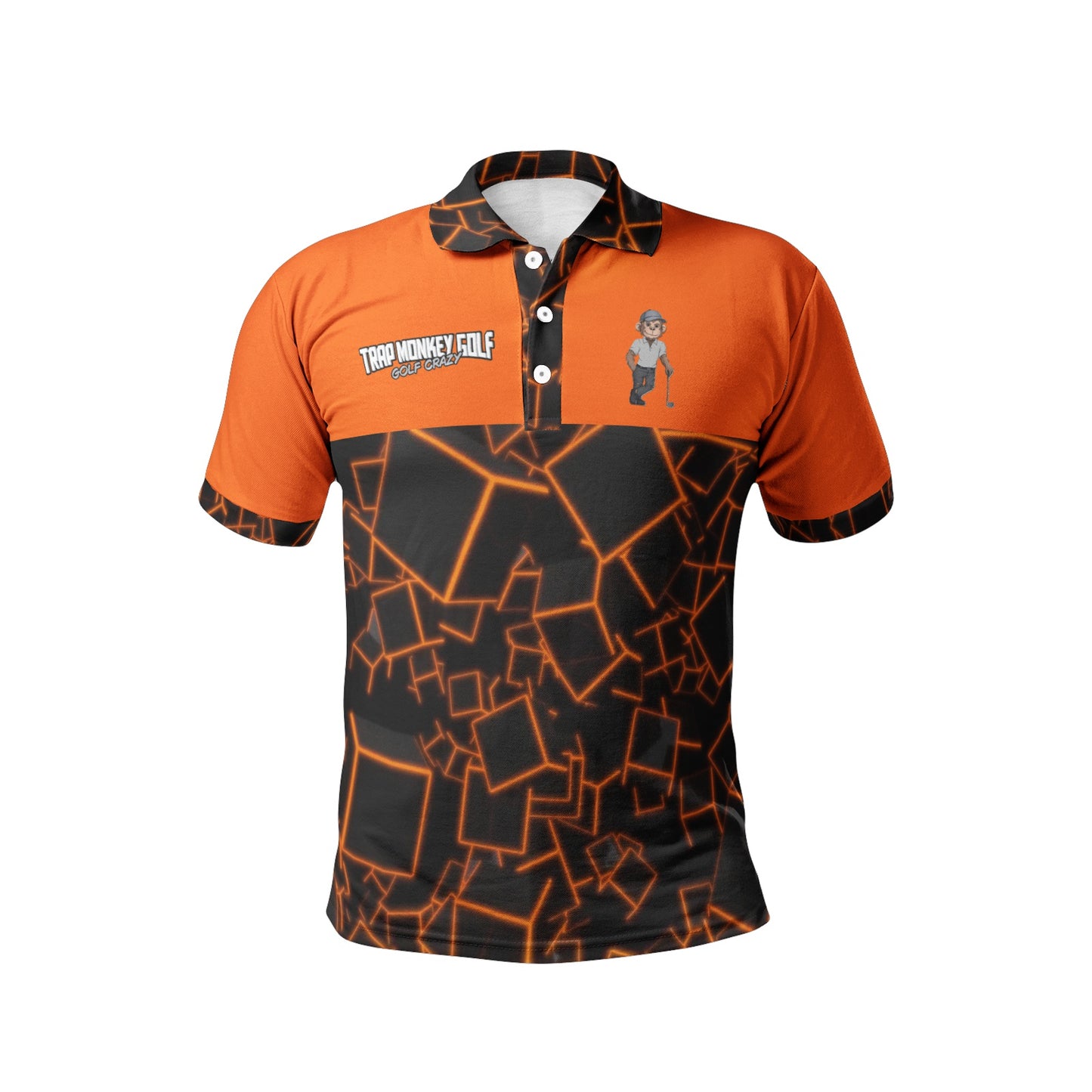 Orange Cube TMG Logo Polo